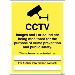 CCTV Images / Sound Being Monitored for the Purpose of Crime