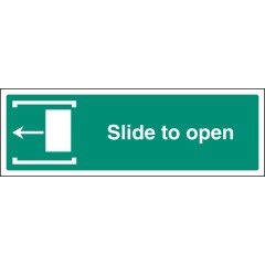 Slide to Open - Arrow Left