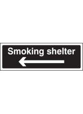 Smoking Shelter - Arrow Left