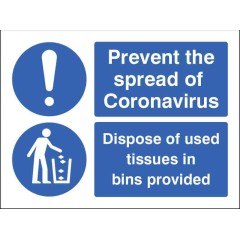 Prevent the Spread - Dispose of used tissues