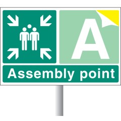 Assembly Point with Channelling - Select Number or Letter