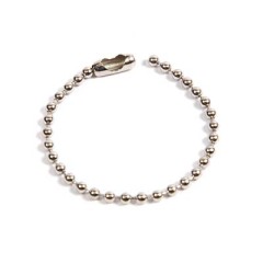 Metal Ball Chain with Connector - 100mm (Pack of 50)