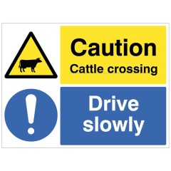 Cattle Crossing - Drive slowly
