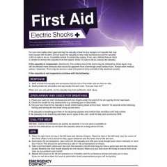 Electric Shocks - First Aid Poster