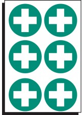 First Aid Symbol Labels (Sheet of 6)