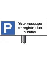 Parking - Your Message Here - Verge Sign