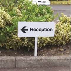 Reception - Arrow Left - Verge Sign