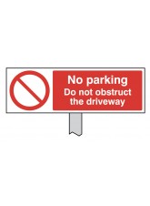 No Parking - Do not Obstruct the Driveway Verge Sign