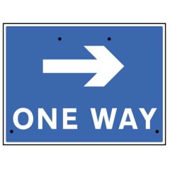 Re-Flex Sign - One Way Arrow Right