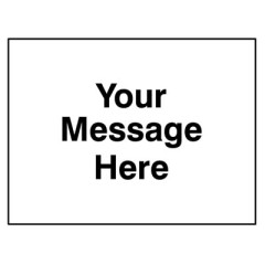 Your Message Here - Class RA1 - Rectangle - Temporary