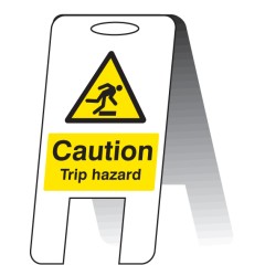 Caution - Trip Hazard - Lightweight Self Standing Sign