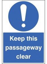 Keep this Passageway Clear - Floor Graphic