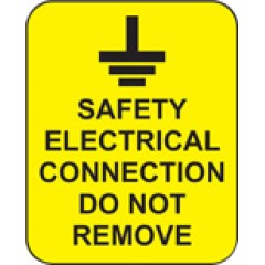 Safety Electrical Connection Do Not Remove Labels