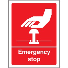 Emergency Stop (White / Red)