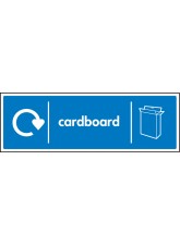 Cardboard - WRAP Recycling Sign