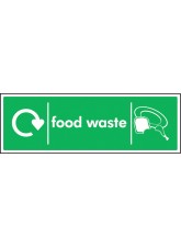 Food Waste - WRAP Recycling Sign