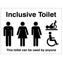 Inclusive Toilet This Toilet Can be Used by anyone