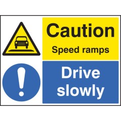 Caution - Speed Ramps - Drive Slowly
