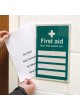 First Aiders Are - Adapt-a-Sign (Space for 6)