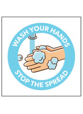 Wash Your Hands - Self Adhesive Sticker