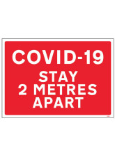 COVID-19 - Stay 2 Metres Apart