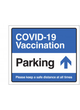 COVID-19 Vaccination - Parking (arrow up)