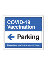 COVID-19 Vaccination - Parking (arrow left)