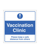 Vaccination Clinic - Please keep a safe distance from others