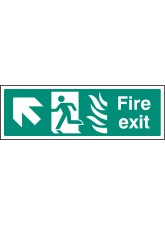 HTM Fire Exit - Arrow Up Left