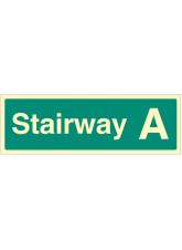 Stairway A - Stairway Dwelling ID Signs