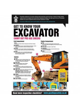 GTG Excavator Inspection Poster