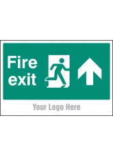 Fire Exit - Arrow Up / Straight On - Site Saver