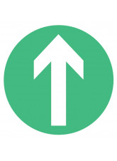 Arrow - Green Floor Graphic (Circle)